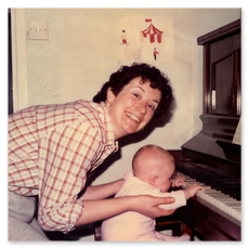 Denise, Jenni and the piano